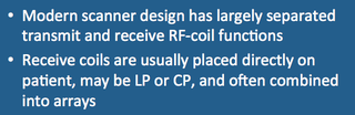 MRI Receive coils