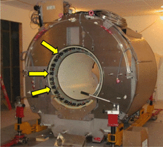 MRI scanner, passive shimming, shim trays