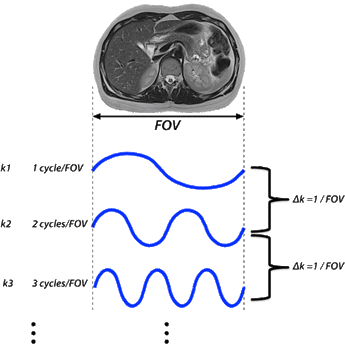 k-space field-of-view (FOV)