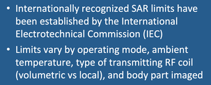 SAR Limits