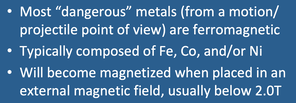 metals and MR safety